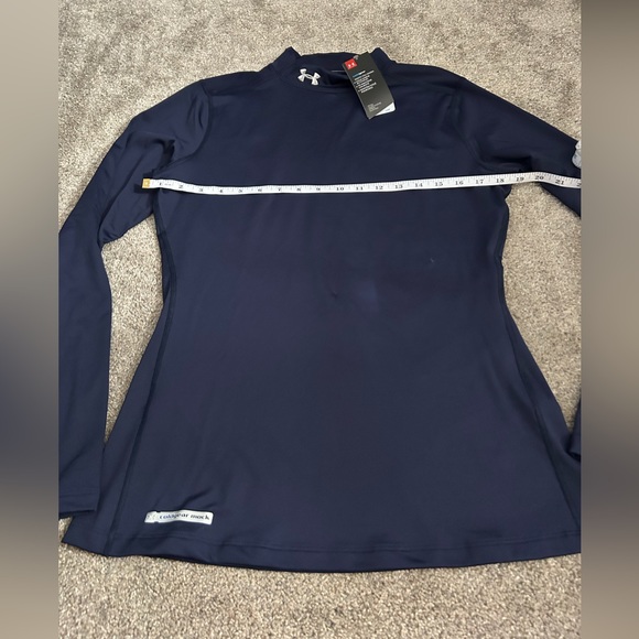 NWT Under Armour cold gear mock neck in Navy Blue! - Picture 4 of 4